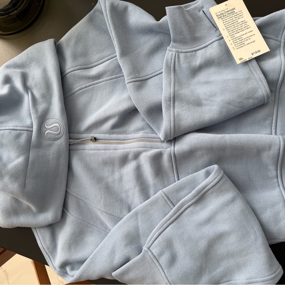 lululemon athletica scuba half-zip
